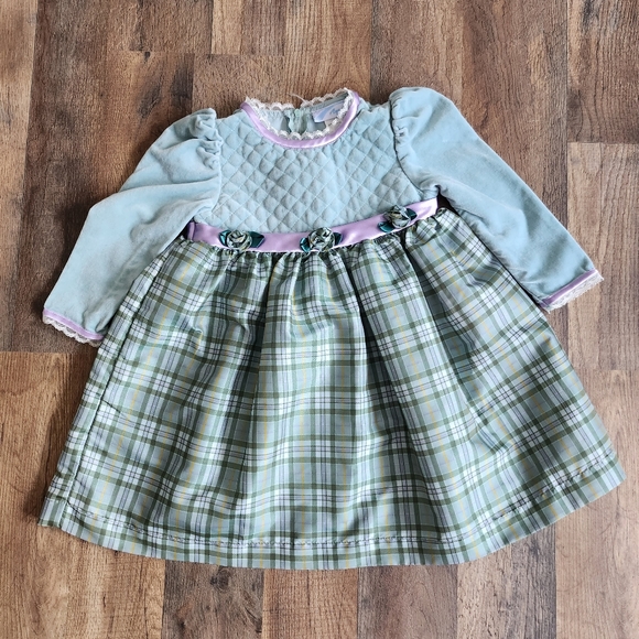 80s Vintage Dress Baby 2T. A little Angel brand. Made in Philippines. - Picture 5 of 7